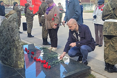 В преддверии Дня Победы в Великой Отечественной войне 1941-1945гг.,прошла памятная акция "Марш Памяти" 